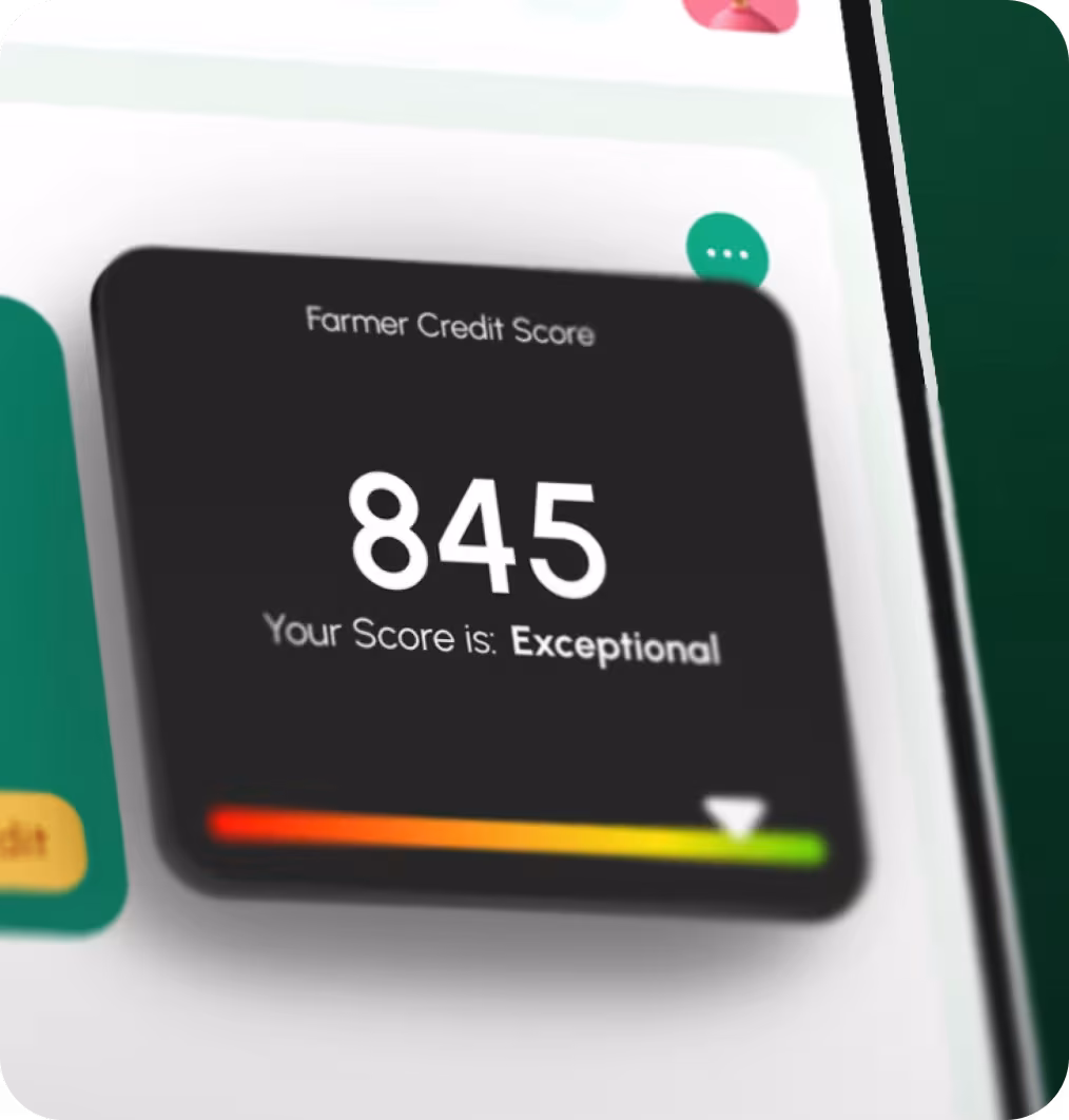 Farmer credit score view